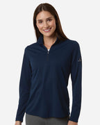 Adidas A400, Women's Lightweight Quarter-zip Pullover, Collegiate Navy