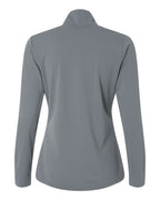 Adidas A400, Women's Lightweight Quarter-zip Pullover, Grey Three