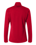 Adidas A400, Women's Lightweight Quarter-zip Pullover, Power Red