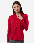 Adidas A400, Women's Lightweight Quarter-zip Pullover, Power Red