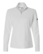 Adidas A400, Women's Lightweight Quarter-zip Pullover, White