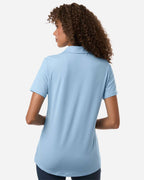Adidas A515, Women's Ultimate365 Solid Polo, Clear Sky