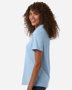 Adidas A515, Women's Ultimate365 Solid Polo, Clear Sky