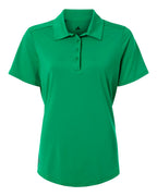 Adidas A515, Women's Ultimate365 Solid Polo, Court Green