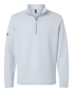 Adidas A588, Men's Spacer Quarter-zip Pullover, Halo Blue