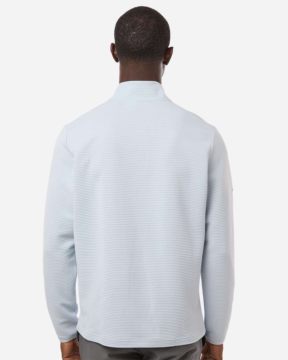 Adidas A588, Men's Spacer Quarter-zip Pullover, Halo Blue
