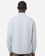 Adidas A588, Men's Spacer Quarter-zip Pullover, Halo Blue