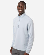 Adidas A588, Men's Spacer Quarter-zip Pullover, Halo Blue