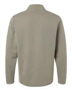 Adidas A588, Men's Spacer Quarter-zip Pullover, Silver Pebble
