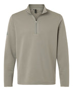Adidas A588, Men's Spacer Quarter-zip Pullover, Silver Pebble