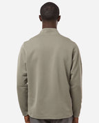 Adidas A588, Men's Spacer Quarter-zip Pullover, Silver Pebble