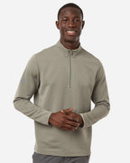 Adidas A588, Men's Spacer Quarter-zip Pullover, Silver Pebble
