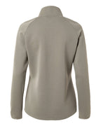 Adidas A589, Women's Spacer Quarter-zip Pullover, Silver Pebble