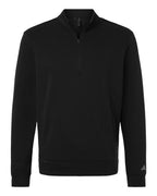 Adidas A721, Men's Elevated Fleece Quarter-zip Pullover, Black