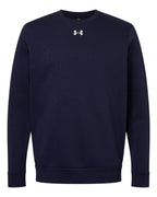 Under Armour 6014160, Fleece - Premium - Crew, Midnight Navy/ White
