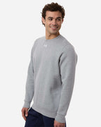 Under Armour 6014160, Fleece - Premium - Crew, Mod Grey Light Heather/ White