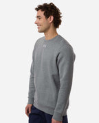 Under Armour 6014160, Fleece - Premium - Crew, Pitch Grey Medium Heather/ White