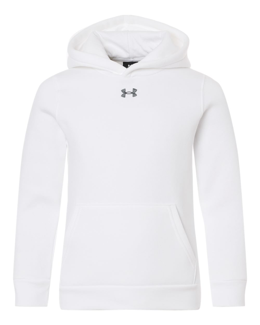 Under Armour 6014162, Fleece - Premium - Hood, White/ Pitch Grey Medium Heather