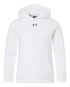 Under Armour 6014162, Fleece - Premium - Hood, White/ Pitch Grey Medium Heather