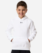 Under Armour 6014162, Fleece - Premium - Hood, White/ Pitch Grey Medium Heather