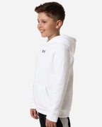 Under Armour 6014162, Fleece - Premium - Hood, White/ Pitch Grey Medium Heather