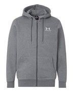 Under Armour 1373881, Fleece - Premium - Hood, Pitch Grey Medium Heather/ White