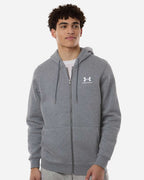 Under Armour 1373881, Fleece - Premium - Hood, Pitch Grey Medium Heather/ White