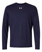 Under Armour 6014166, T-Shirts - Long Sleeve, Midnight Navy/ White