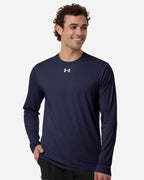 Under Armour 6014166, T-Shirts - Long Sleeve, Midnight Navy/ White