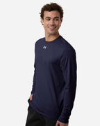 Under Armour 6014166, T-Shirts - Long Sleeve, Midnight Navy/ White