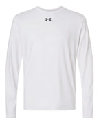 Under Armour 6014166, T-Shirts - Long Sleeve, White/ Pitch Grey
