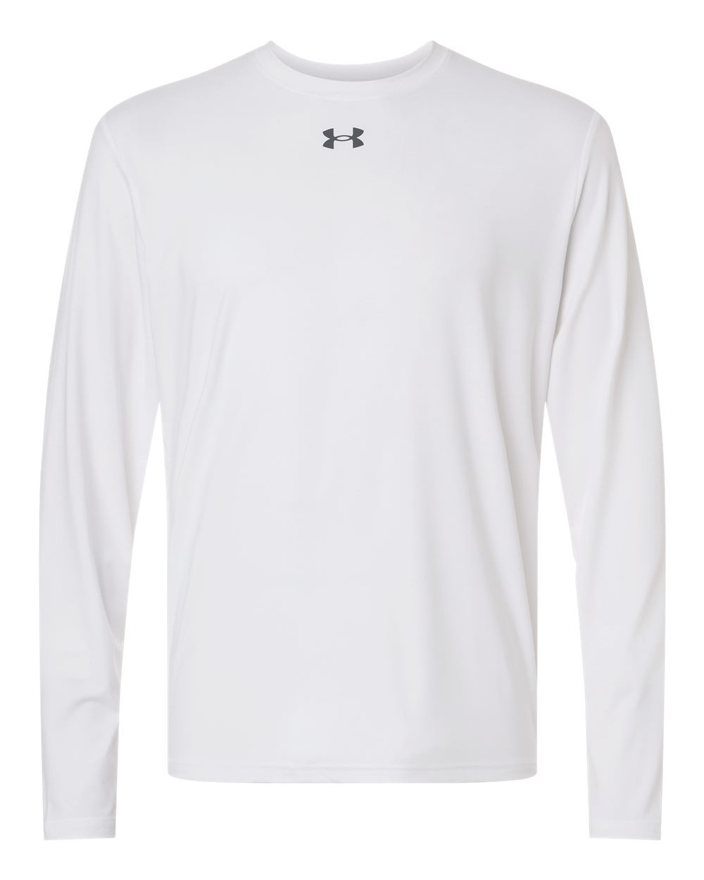 Under Armour 6014166, T-Shirts - Long Sleeve, White/ Pitch Grey