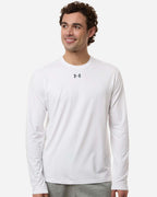 Under Armour 6014166, T-Shirts - Long Sleeve, White/ Pitch Grey