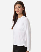 Under Armour 6014457, T-Shirts - Long Sleeve, White/ Pitch Grey