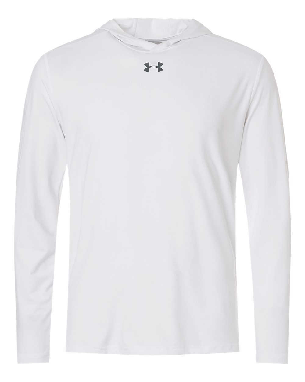 Under Armour 6014164, T-Shirts - Long Sleeve, White/ Pitch Grey