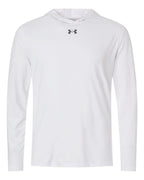 Under Armour 6014164, T-Shirts - Long Sleeve, White/ Pitch Grey