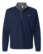Adidas A2027, Men's Ultimate365 Wind Quarter-zip Pullover, Collegiate Navy