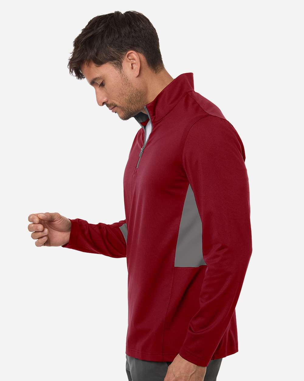 Puma Golf 628858, Knits & Layering, Dark Crimson/ Slate Sky
