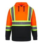 CX2 Hi-Vis L01375, - Long Haul - Hi-vis Pullover Hooded Sweatshirt, Hi-Vis Orange