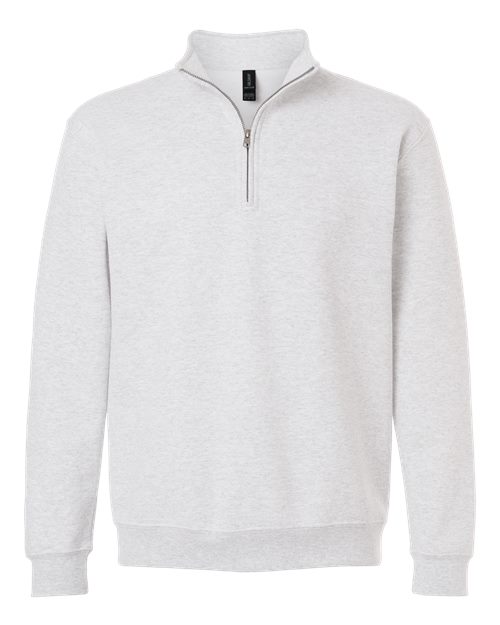Gildan 16610, 18810 Unisex Heavy Blend Quarter-zip Sweatshirt, Ash