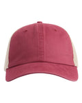 Comfort Colors CCST0, Sunwashed Trucker Cap, Crimson