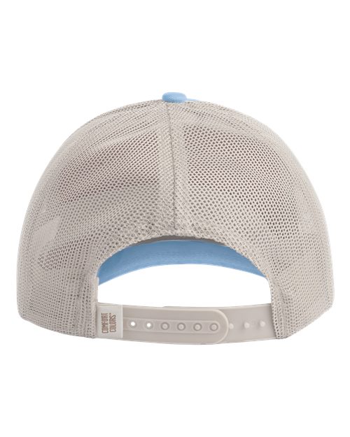 Comfort Colors CCST0, Sunwashed Trucker Cap, Hydrangea