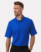 Harriton 13838, M105 Men's Maverick Cvc Pique Polo, White