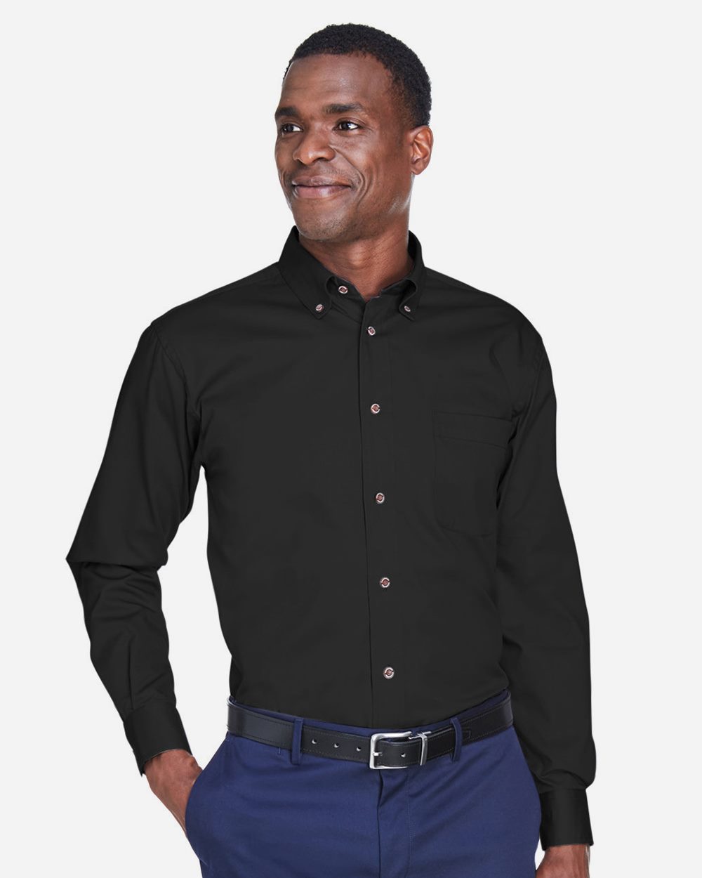 Harriton M500 Men's Easy Blend Twill Shirt