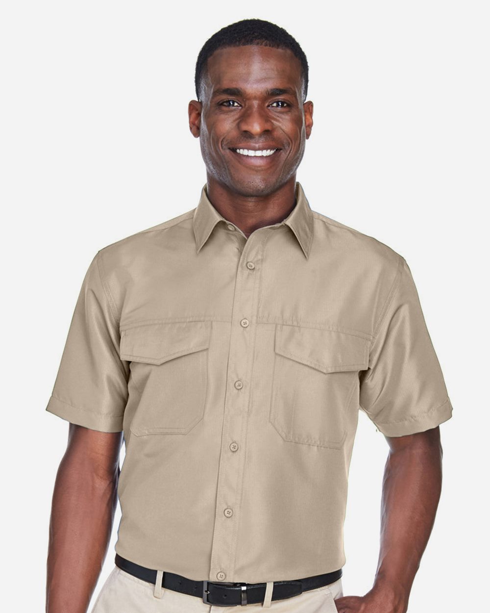 Harriton M580 Men's Key West Short Sleeve Performance Staff Shirt