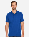 Harriton M205, 13877 Men's Valiant Cotton Snag Protect Polo, Black
