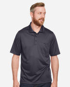 Harriton M348P, 13882 Men's Advantage Snag Protection Plus Il Pocket Polo, Black