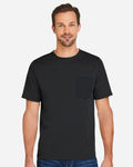 Harriton M118, 13886 Unisex Charge Snag And Soil Protect T-shirt, Black