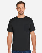 Harriton M118, 13886 Unisex Charge Snag And Soil Protect T-shirt, Black