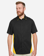 Harriton 13894, M586, Black/ Dark Charcoal